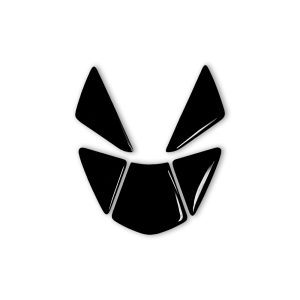 Protezione Serbatoio Adesiva 3D Tipo Originale, MV F3, Nero Glitter